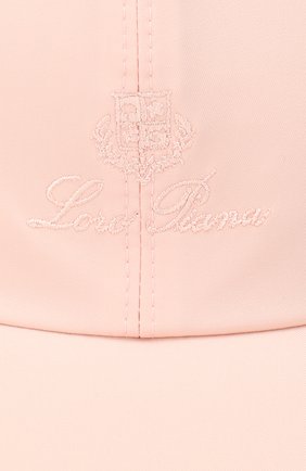 Детская бейсболка LORO PIANA розового цвета по цене 14400 руб., арт. FAE8580 | Фото 3 Детская бейсболка LORO PIANA розового цвета, арт. FAE8580 | Фото 3