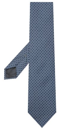 Мужской шелковый галстук ERMENEGILDO ZEGNA синего цвета по цене 13450 руб., арт. Z7E10/1L8 | Фото 2 Мужской шелковый галстук ERMENEGILDO ZEGNA синего цвета, арт. Z7E10/1L8 | Фото 2