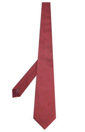 Мужской шелковый галстук BRIONI красного цвета, арт. 062H00/P9441 | Фото 2 (Материал: Шелк, Текстиль; Принт: С принтом; Региональные ограничения белый список (Axapta Mercury): RU)