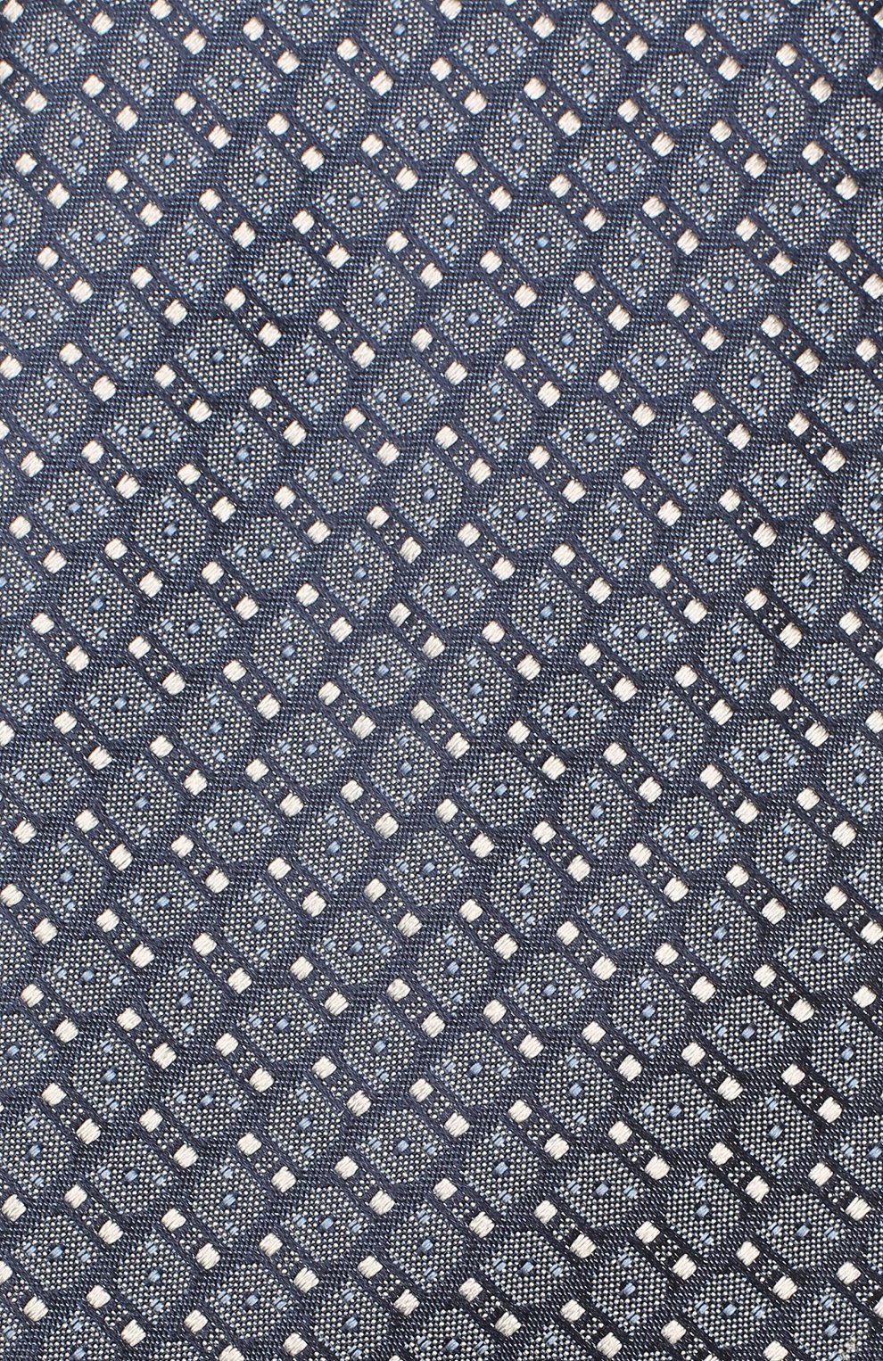 Мужской шелковый галстук BRIONI темно-синего цвета, арт. 062H00/P9495 | Фото 3 (Принт: С принтом; Материал: Текстиль, Шелк; Региональные ограничения белый список (Axapta Mercury): RU)