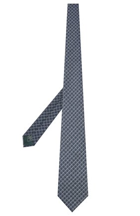 Мужской шелковый галстук BRIONI темно-синего цвета, арт. 062I00/P9430 | Фото 2 (Принт: С принтом; Материал: Текстиль, Шелк; Региональные ограничения белый список (Axapta Mercury): RU)