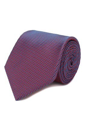 Мужской шелковый галстук BRIONI бордового цвета, арт. 062I00/P9487 | Фото 1 (Материал: Текстиль, Шелк; Принт: С принтом; Региональные ограничения белый список (Axapta Mercury): RU)
