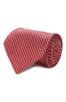 Мужской шелковый галстук BRIONI красного цвета, арт. 062I00/P9488 | Фото 1 (Материал: Текстиль, Шелк; Принт: С принтом; Региональные ограничения белый список (Axapta Mercury): RU)