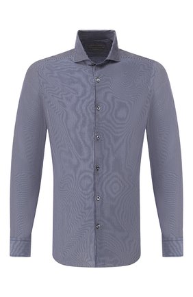 Мужская хлопковая сорочка CORNELIANI темно-синего цвета по цене 18750 руб., арт. 85P012-0111239/00 | Фото 1 Мужская хлопковая сорочка CORNELIANI темно-синего цвета, арт. 85P012-0111239/00 | Фото 1