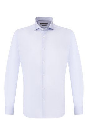 Мужская хлопковая сорочка CORNELIANI голубого цвета по цене 19950 руб., арт. 85P012-0111213/00 | Фото 1 Мужская хлопковая сорочка CORNELIANI голубого цвета, арт. 85P012-0111213/00 | Фото 1