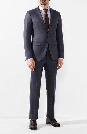 Мужская хлопковая сорочка CORNELIANI голубого цвета по цене 19950 руб., арт. 85P012-0111213/00 | Фото 2 Мужская хлопковая сорочка CORNELIANI голубого цвета, арт. 85P012-0111213/00 | Фото 2