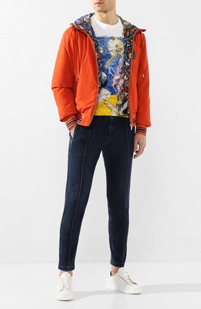 Мужские джинсы DOLCE & GABBANA темно-синего цвета по цене 52600 руб., арт. GYACED/G8CB9 | Фото 2 Мужские джинсы DOLCE & GABBANA темно-синего цвета, арт. GYACED/G8CB9 | Фото 2