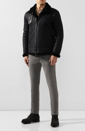 Мужская дубленка GIORGIO ARMANI синего цвета по цене 556000 руб., арт. 5SR52P/5SP52 | Фото 2 Мужская дубленка GIORGIO ARMANI синего цвета, арт. 5SR52P/5SP52 | Фото 2 (Материал внешний: Натуральный мех; Длина (верхняя одежда): Короткие; Рукава: Длинные; Мужское Кросс-КТ: Кожа и замша, Верхняя одежда; Стили: Кэжуэл)