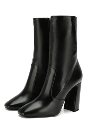 Женские кожаные ботильоны maddie SAINT LAURENT черного цвета по цене 63800 руб., арт. 606297/1P100 | Фото 1 Женские кожаные ботильоны maddie SAINT LAURENT черного цвета, арт. 606297/1P100 | Фото 1