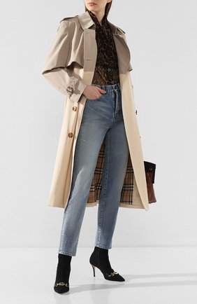 Текстильные ботильоны Gucci Zumi | Фото №2 Текстильные ботильоны Gucci Zumi | Фото №2