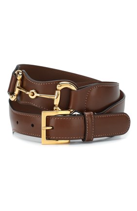 Женский кожаный ремень GUCCI коричневого цвета по цене 36300 руб., арт. 600636/1NS0G | Фото 1 Женский кожаный ремень GUCCI коричневого цвета, арт. 600636/1NS0G | Фото 1
