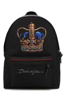 Детская рюкзак DOLCE & GABBANA черного цвета по цене 33300 руб., арт. EM0074/AN034 | Фото 1 Детская рюкзак DOLCE & GABBANA черного цвета, арт. EM0074/AN034 | Фото 1