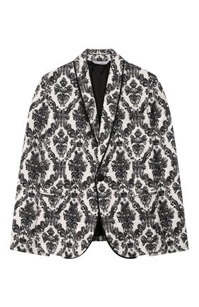 Детский костюм DOLCE & GABBANA черно-белого цвета по цене 59950 руб., арт. L41U65/HSMIA/2-6 | Фото 2 Детский костюм DOLCE & GABBANA черно-белого цвета, арт. L41U65/HSMIA/2-6 | Фото 2
