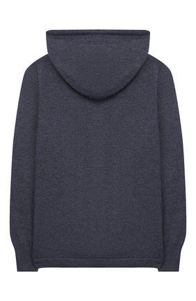 Детский кашемировая толстовка GIORGETTI CASHMERE синего цвета по цене 18600 руб., арт. MB1489/2A-6A | Фото 2 Детский кашемировая толстовка GIORGETTI CASHMERE синего цвета, арт. MB1489/2A-6A | Фото 2