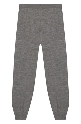 Детские кашемировые джоггеры GIORGETTI CASHMERE серого цвета по цене 15750 руб., арт. MB1490/8A-14A | Фото 1 Детские кашемировые джоггеры GIORGETTI CASHMERE серого цвета, арт. MB1490/8A-14A | Фото 1 (Материал внешний: Шерсть, Кашемир; Девочки Кросс-КТ: Брюки-спорт; Ростовка одежда: 12 лет | 152 см)