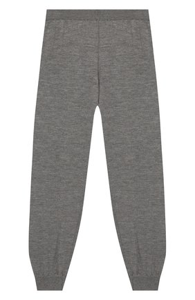 Детские кашемировые джоггеры GIORGETTI CASHMERE серого цвета по цене 15750 руб., арт. MB1490/8A-14A | Фото 2 Детские кашемировые джоггеры GIORGETTI CASHMERE серого цвета, арт. MB1490/8A-14A | Фото 2 (Материал внешний: Шерсть, Кашемир; Девочки Кросс-КТ: Брюки-спорт; Ростовка одежда: 12 лет | 152 см)