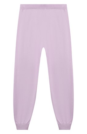 Детские кашемировые джоггеры GIORGETTI CASHMERE сиреневого цвета по цене 15750 руб., арт. MB1490/8A-14A | Фото 2 Детские кашемировые джоггеры GIORGETTI CASHMERE сиреневого цвета, арт. MB1490/8A-14A | Фото 2 (Материал внешний: Шерсть, Кашемир; Девочки Кросс-КТ: Брюки-спорт; Ростовка одежда: 12 лет | 152 см)