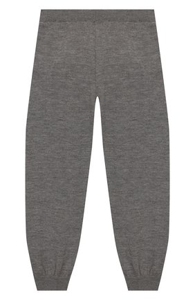 Детского кашемировые джоггеры GIORGETTI CASHMERE серого цвета по цене 11100 руб., арт. MB1490/2A-6A | Фото 2 Детского кашемировые джоггеры GIORGETTI CASHMERE серого цвета, арт. MB1490/2A-6A | Фото 2