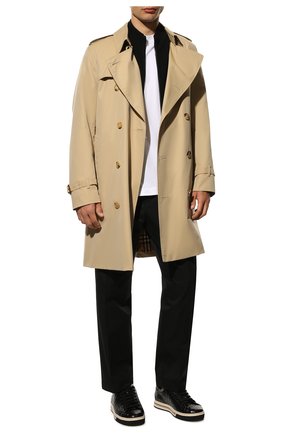 Мужские кеды из кожи крокодила roma DOLCE & GABBANA черного цвета по цене 219000 руб., арт. CS1583/A2Q18/CNIL | Фото 2 Мужские кеды из кожи крокодила roma DOLCE & GABBANA черного цвета, арт. CS1583/A2Q18/CNIL | Фото 2