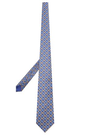 Мужской шелковый галстук ZILLI голубого цвета по цене 19950 руб., арт. 50212/TIES | Фото 2 Мужской шелковый галстук ZILLI голубого цвета, арт. 50212/TIES | Фото 2