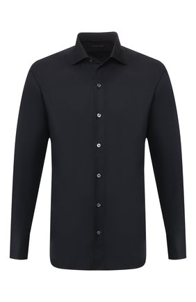 Мужская хлопковая сорочка TOM FORD черного цвета по цене 55700 руб., арт. 7FT195/94S3AX | Фото 1 Мужская хлопковая сорочка TOM FORD черного цвета, арт. 7FT195/94S3AX | Фото 1 (Материал внешний: Хлопок; Длина (для топов): Стандартные; Рукава: Длинные; Мужское Кросс-КТ: Сорочка-одежда; Принт: Однотонные; Случай: Формальный; Манжеты: На пуговицах; Воротник: Акула; Региональные ограничения белый список (Axapta Mercury): RU)