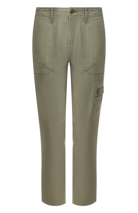 Женские хлопковые брюки FRAME DENIM хаки цвета по цене 26850 руб., арт. SEP864R | Фото 1 Женские хлопковые брюки FRAME DENIM хаки цвета, арт. SEP864R | Фото 1