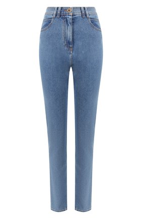 Женские джинсы BALMAIN голубого цвета по цене 53850 руб., арт. TF15460/D007 | Фото 1 Женские джинсы BALMAIN голубого цвета, арт. TF15460/D007 | Фото 1