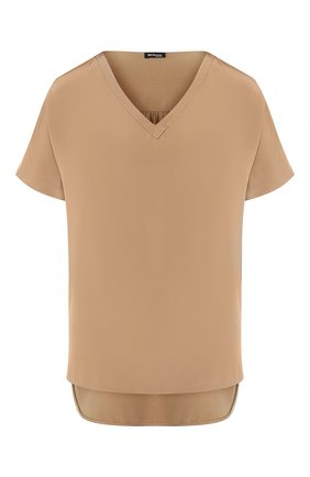 Женская шелковый топ KITON бежевого цвета по цене 113000 руб., арт. D47454K09S67 | Фото 1 Женская шелковый топ KITON бежевого цвета, арт. D47454K09S67 | Фото 1