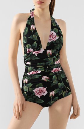 Женский слитный купальник DOLCE & GABBANA черного цвета по цене 43650 руб., арт. 09A06J/FSGR0 | Фото 2 Женский слитный купальник DOLCE & GABBANA черного цвета, арт. 09A06J/FSGR0 | Фото 2