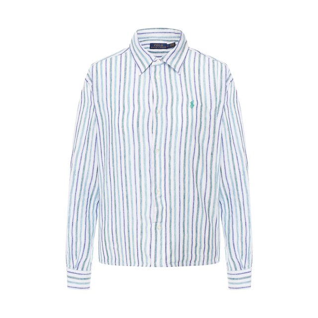 Льняная рубашка Polo Ralph Lauren 10802189