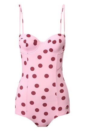 Женский слитный купальник DOLCE & GABBANA розового цвета по цене 43650 руб., арт. 09A13J/FSGSI | Фото 1 Женский слитный купальник DOLCE & GABBANA розового цвета, арт. 09A13J/FSGSI | Фото 1