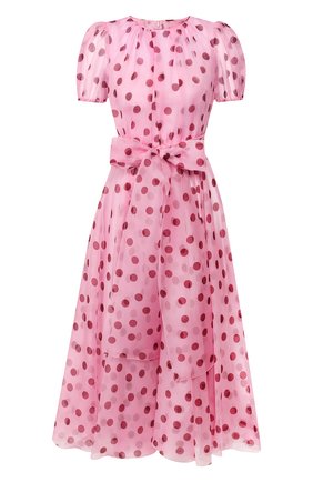 Женское шелковое платье DOLCE & GABBANA розового цвета по цене 171500 руб., арт. F6H0ET/HS19Z | Фото 1 Женское шелковое платье DOLCE & GABBANA розового цвета, арт. F6H0ET/HS19Z | Фото 1