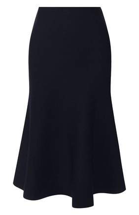Женская юбка ST. JOHN темно-синего цвета, арт. K71Y023 | Фото 1 (Длина Ж (юбки, платья, шорты): Миди; Материал внешний: Вискоза; Статус проверки: Проверена категория)