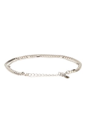 Женская браслет double up cubed chain GIRLS CREW серебряного цвета по цене 12600 руб., арт. B25-S | Фото 2 Женская браслет double up cubed chain GIRLS CREW серебряного цвета, арт. B25-S | Фото 2