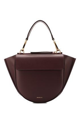 Женская сумка hortensia mini WANDLER бордового цвета по цене 56750 руб., арт. H0RTENSIA BAG MINI | Фото 1 Женская сумка hortensia mini WANDLER бордового цвета, арт. H0RTENSIA BAG MINI | Фото 1