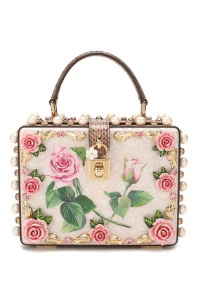Женская сумка dolce box DOLCE & GABBANA белого цвета по цене 236000 руб., арт. BB5970/A8L68 | Фото 1 Женская сумка dolce box DOLCE & GABBANA белого цвета, арт. BB5970/A8L68 | Фото 1