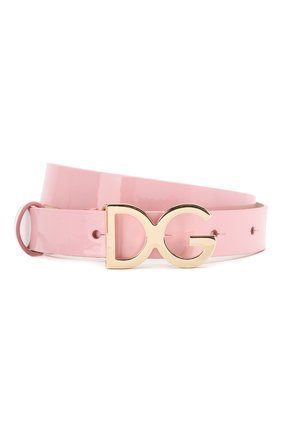 Детский кожаный ремень DOLCE & GABBANA розового цвета по цене 12950 руб., арт. EE0040/A1471 | Фото 1 Детский кожаный ремень DOLCE & GABBANA розового цвета, арт. EE0040/A1471 | Фото 1