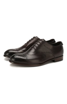 Мужские кожаные оксфорды ERMENEGILDO ZEGNA коричневого цвета по цене 63100 руб., арт. A4385X-LHNAX | Фото 1 Мужские кожаные оксфорды ERMENEGILDO ZEGNA коричневого цвета, арт. A4385X-LHNAX | Фото 1