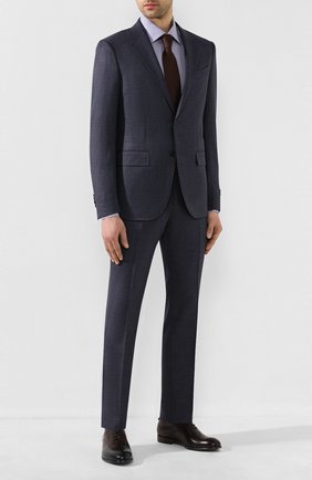 Мужские кожаные оксфорды ERMENEGILDO ZEGNA коричневого цвета по цене 63100 руб., арт. A4385X-LHNAX | Фото 2 Мужские кожаные оксфорды ERMENEGILDO ZEGNA коричневого цвета, арт. A4385X-LHNAX | Фото 2
