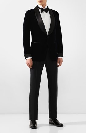 Мужской пиджак из вискозы TOM FORD темно-синего цвета по цене 284500 руб., арт. 6VER48/11S840 | Фото 2 Мужской пиджак из вискозы TOM FORD темно-синего цвета, арт. 6VER48/11S840 | Фото 2