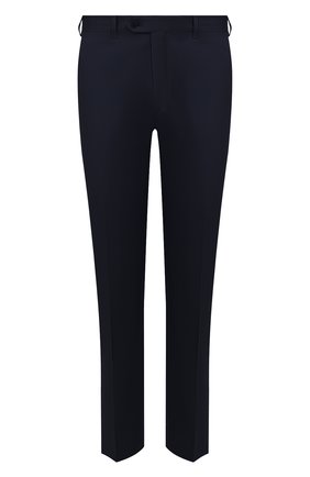 Мужские брюки из смеси хлопка и шелка BRIONI темно-синего цвета по цене 72350 руб., арт. RPL60Q/P9062/TIGULLI0 | Фото 1