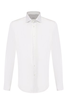 Мужская хлопковая сорочка BRIONI белого цвета по цене 44650 руб., арт. RCL01J/P905B | Фото 1 Мужская хлопковая сорочка BRIONI белого цвета, арт. RCL01J/P905B | Фото 1