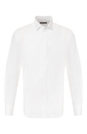 Мужская хлопковая сорочка CORNELIANI белого цвета по цене 21400 руб., арт. 85E198-0111084/00 | Фото 1 Мужская хлопковая сорочка CORNELIANI белого цвета, арт. 85E198-0111084/00 | Фото 1