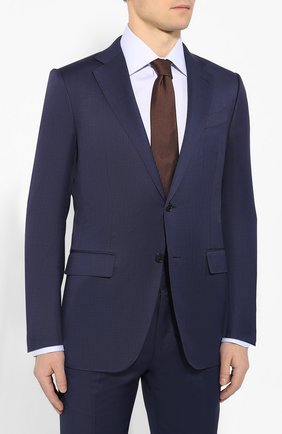 Мужской шерстяной костюм ERMENEGILDO ZEGNA синего цвета по цене 194500 руб., арт. 722009/221225 | Фото 2 Мужской шерстяной костюм ERMENEGILDO ZEGNA синего цвета, арт. 722009/221225 | Фото 2