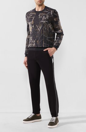 Мужские хлопковые джоггеры ZEGNA COUTURE черного цвета по цене 69950 руб., арт. CUCJ02/7UJ42 | Фото 2 Мужские хлопковые джоггеры ZEGNA COUTURE черного цвета, арт. CUCJ02/7UJ42 | Фото 2 (Материал внешний: Хлопок; Длина (брюки, джинсы): Стандартные; Силуэт М (брюки): Джоггеры; Мужское Кросс-КТ: Джоггеры-одежда)