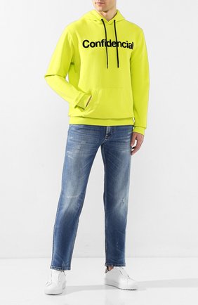 Мужской хлопковое худи MARCELO BURLON желтого цвета по цене 29950 руб., арт. CMBB007S20FLE008 | Фото 2 Мужской хлопковое худи MARCELO BURLON желтого цвета, арт. CMBB007S20FLE008 | Фото 2