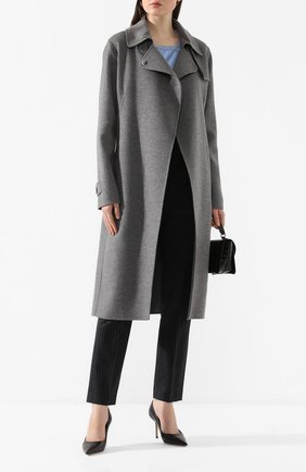 Женское шерстяное пальто WINDSOR серого цвета по цене 83150 руб., арт. 52 DM315H 10001256 | Фото 2 Женское шерстяное пальто WINDSOR серого цвета, арт. 52 DM315H 10001256 | Фото 2