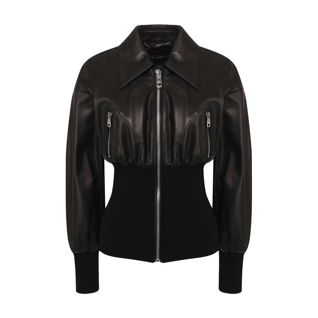 Кожаная куртка Dolce&Gabbana 10811697