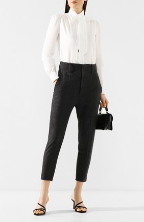 Женские брюки ISABEL MARANT ETOILE темно-серого цвета по цене 27150 руб., арт. PA0718-20P010E/N0AH | Фото 2 Женские брюки ISABEL MARANT ETOILE темно-серого цвета, арт. PA0718-20P010E/N0AH | Фото 2