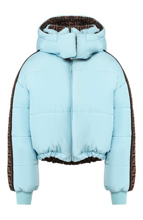 Женский пуховая куртка FENDI голубого цвета по цене 168500 руб., арт. FAA474 AB3P | Фото 1 Женский пуховая куртка FENDI голубого цвета, арт. FAA474 AB3P | Фото 1